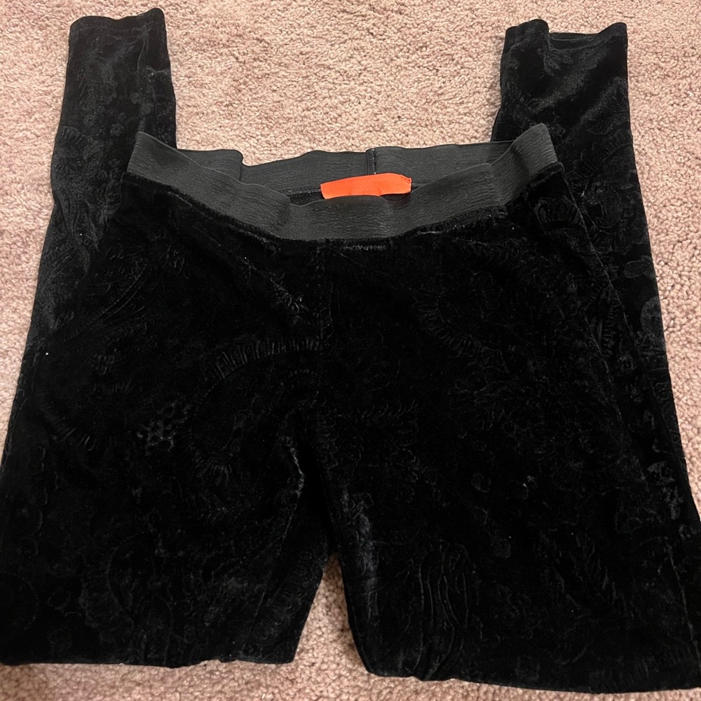 Women’s Black Velvet Pants